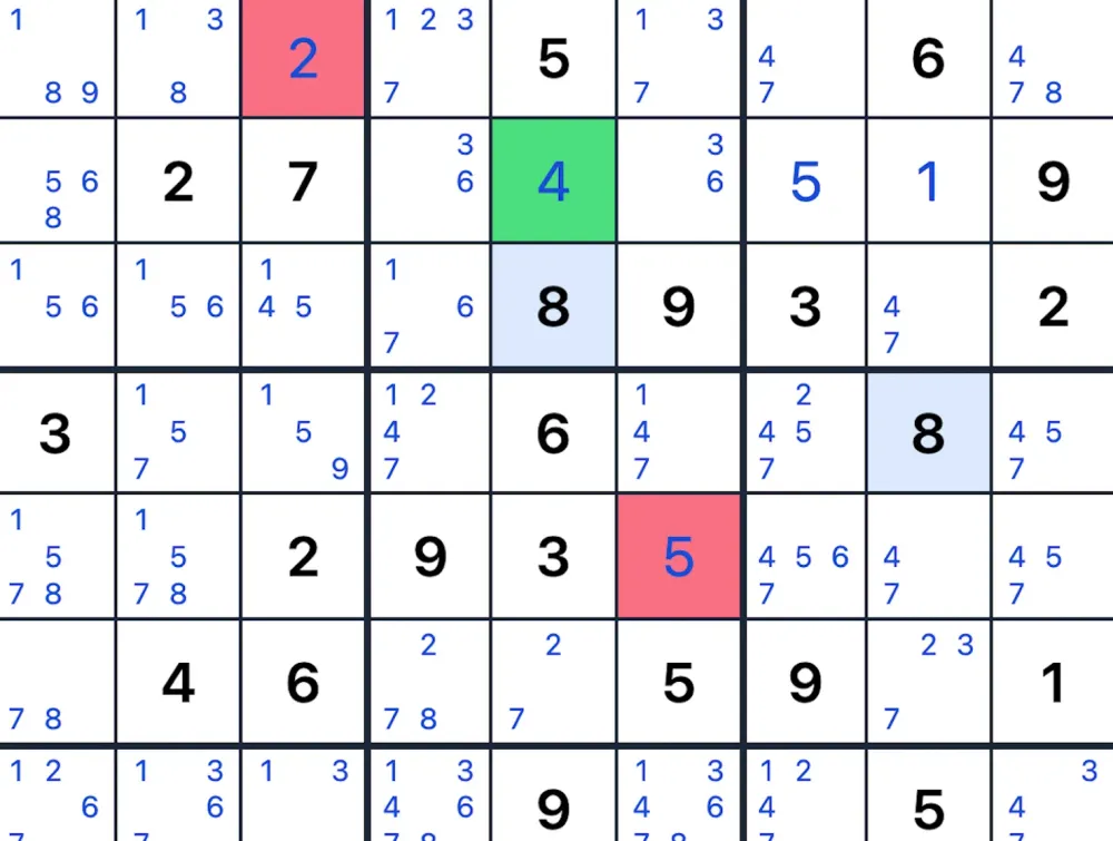 Sudoku solver screenshot